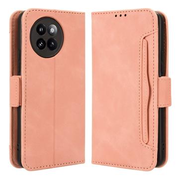Xiaomi Civi 4 Pro/14 Civi Lommebok-deksel med Kortholder - Rosa