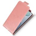 Xiaomi Civi 5 Pro vertikalt flip-etui med stativ - Roségull