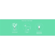 Xiaomi Mi blomstervarselsensor - hvit