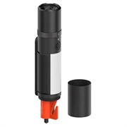 Xiaomi multifunksjonell lommelykt med sikkerhetsbeltekutter og vindusknuser - svart