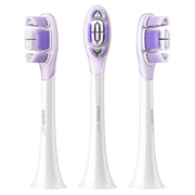 Erstatningshoder til Xiaomi Oscillation elektrisk tannbørste - myke, 3 stk.