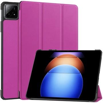 Xiaomi Pad 6S Pro 12.4 Tri-Fold Series Smart Folio-etui - Lilla