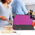 Xiaomi Pad 6S Pro 12.4 Tri-Fold Series Smart Folio-etui - Lilla