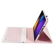 Xiaomi Pad 7/7 Pro Etui med Bluetooth-tastatur - Rosa