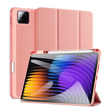 Xiaomi Pad 7/7 Pro Dux Ducis Domo Tri-Fold Smart Folio-etui - Rosa
