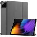 Xiaomi Pad 7/7 Pro/Pad 8/Poco Pad X1 Tri-Fold Series Smart Folio-deksel - Grå