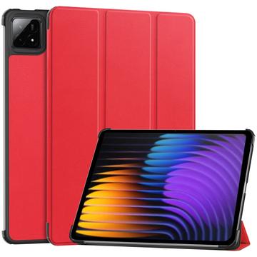 Xiaomi Pad 7/7 Pro Tri-Fold Series Smart Folio-deksel - Rød