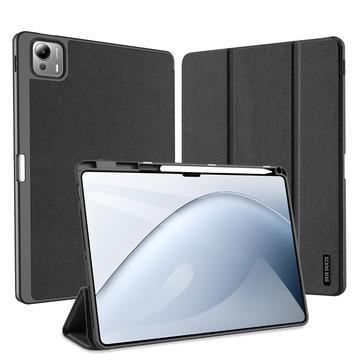 Xiaomi Pad 7 Ultra Dux Ducis Domo Tri-Fold Smart Folio-etui - Svart
