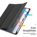 Xiaomi Pad 7 Ultra Dux Ducis Domo Tri-Fold Smart Folio-etui - Svart