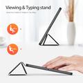 Xiaomi Pad 7S Pro 12.5 Dux Ducis Domo Tri-Fold Smart Folio-etui - Svart