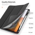 Xiaomi Pad 7S Pro 12.5 Dux Ducis Domo Tri-Fold Smart Folio-etui - Svart