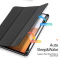 Xiaomi Pad 7S Pro 12.5 Dux Ducis Domo Tri-Fold Smart Folio-etui - Svart