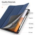 Xiaomi Pad 7S Pro 12.5 Dux Ducis Domo Tri-Fold Smart Folio-etui - Blå