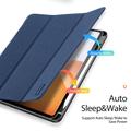 Xiaomi Pad 7S Pro 12.5 Dux Ducis Domo Tri-Fold Smart Folio-etui - Blå