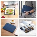 Xiaomi Pad 7S Pro 12.5 Dux Ducis Domo Tri-Fold Smart Folio-etui - Blå