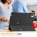 Xiaomi Pad 9 Pro Tri-Fold Series Smart Folio-etui - svart