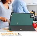 Xiaomi Pad 9 Pro Tri-Fold Series Smart Folio-etui - svartgrønn