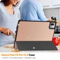 Xiaomi Pad 9 Pro Tri-Fold Series Smart Folio-etui - rosa gull