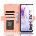 Xiaomi Poco M6/Redmi 13R Lommebok-deksel med Kortholder 