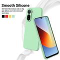 Xiaomi Poco C81 Pro Flytende silikon-deksel med håndstropp - Grønn