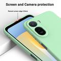Xiaomi Poco C81 Pro Flytende silikon-deksel med håndstropp - Grønn