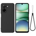 Xiaomi Poco C81x Flytende silikon-deksel med håndstropp