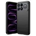 Xiaomi Poco F9 Ultra Børstet TPU-deksel - karbonfiber