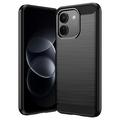 Xiaomi Poco X8 Power Børstet TPU-deksel - karbonfiber