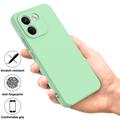 Xiaomi Poco X8 Power Flytende silikon-deksel med håndstropp - Grønn