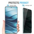 Xiaomi Poco X8 Privacy Full Cover Beskyttelsesglass - Svart Kant