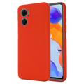 Xiaomi Redmi 10 5G/Note 11E Liquid Silikondeksel - Rød