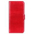 Xiaomi Redmi 10 5G/Note 11E Lommebok-deksel med Magnetisk Lukning - Rød