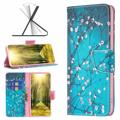 Samsung Galaxy A22 5G, Galaxy F42 5G Wonder-serien Lommebok-deksel - Blomst