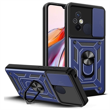 Xiaomi Redmi 12C Hybrid-deksel med Roterende Ring med Kameraskjold