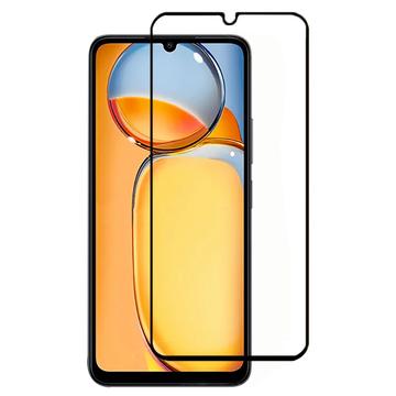 Xiaomi Redmi 13C 5G/Poco C65 Full Cover Beskyttelsesglass - Svart Kant