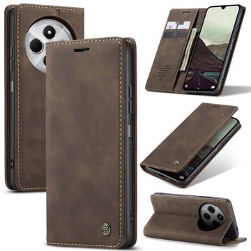Xiaomi Redmi 14C Caseme 013 Series Lommebok-deksel - Kaffe
