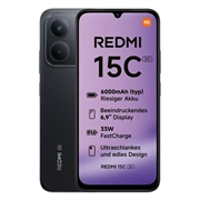 Xiaomi Redmi 15C 5G - 256GB - Midnattssvart