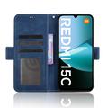 Xiaomi Redmi 15C Kortholder Lommebokveske - blå
