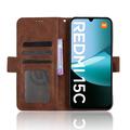 Xiaomi Redmi 15C Kortholder Lommebokveske - brun