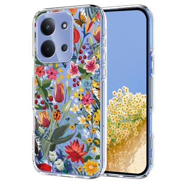 Xiaomi Redmi 15C TPU-deksel med blomstermønster - Liljer