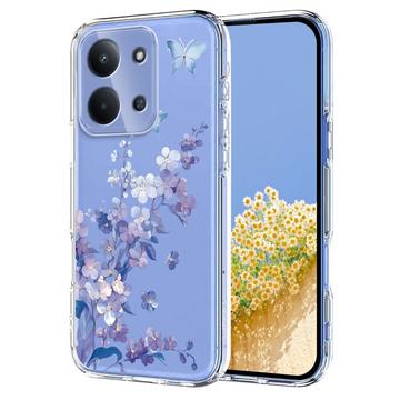 Xiaomi Redmi 15C TPU-deksel med blomstermønster