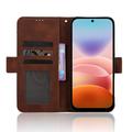 Xiaomi Redmi 17 5G/4G Kortholder Lommebokveske - brun