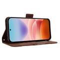 Xiaomi Redmi 17 5G/4G Kortholder Lommebokveske - brun