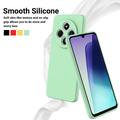 Xiaomi Redmi 17C Flytende silikon-deksel med håndstropp - Grønn
