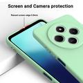 Xiaomi Redmi 17C Flytende silikon-deksel med håndstropp - Grønn
