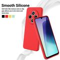 Xiaomi Redmi 17C Flytende silikon-deksel med håndstropp - Rød