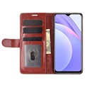 Xiaomi Redmi 9T/9 Power/Note 9 4G Lommebok-deksel med Magnetisk Lukning - Brun
