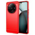 Xiaomi Redmi A3 Børstet TPU Deksel - Karbonfiber