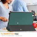 Xiaomi Redmi K Pad 2 Tri-Fold Series Smart Folio-etui - svartgrønn