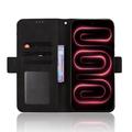 Xiaomi Redmi K100 Pro/Poco F9 Pro Kortholder Lommebokveske - Svart